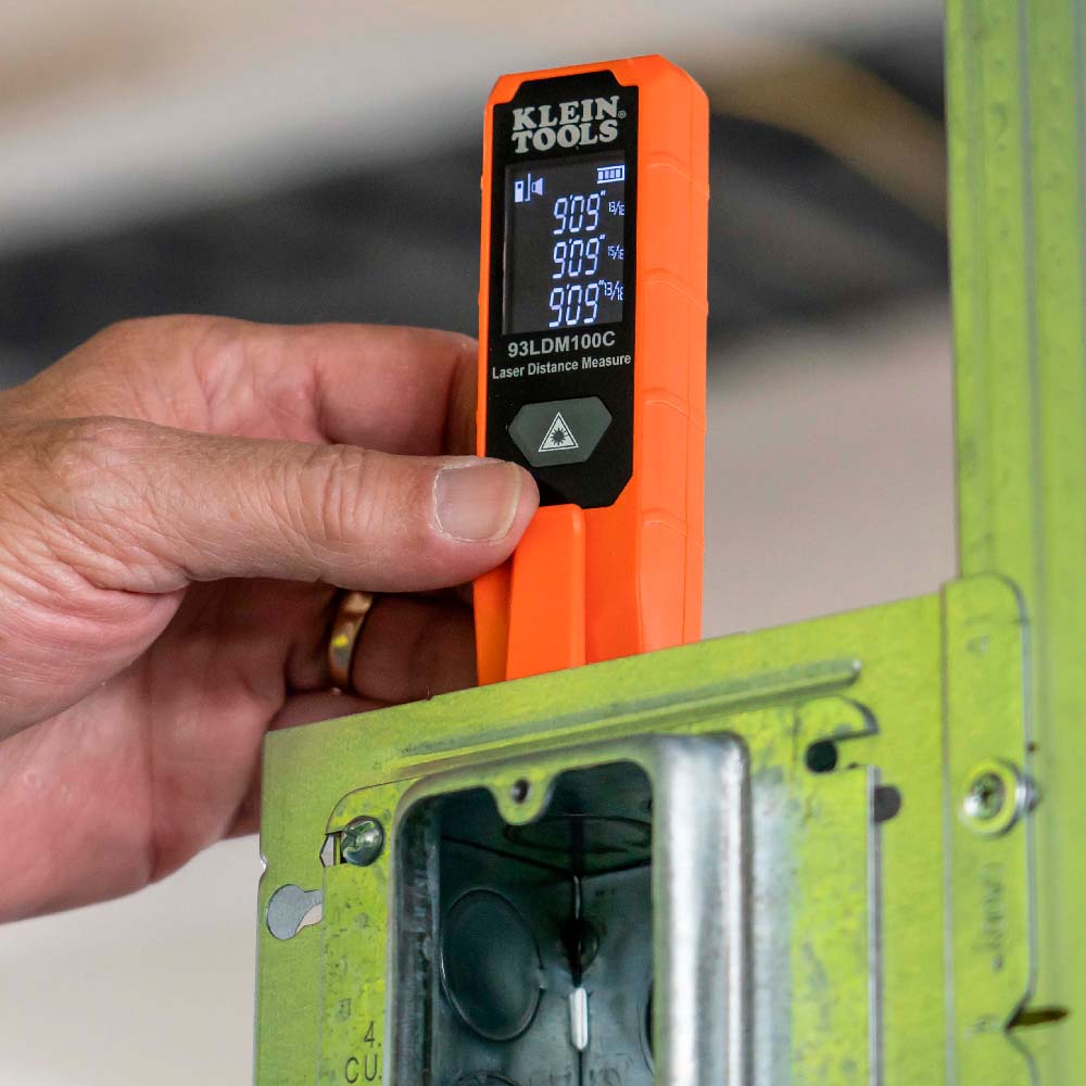 Klein Tools 93LDM100C, Compact Laser Distance Measure