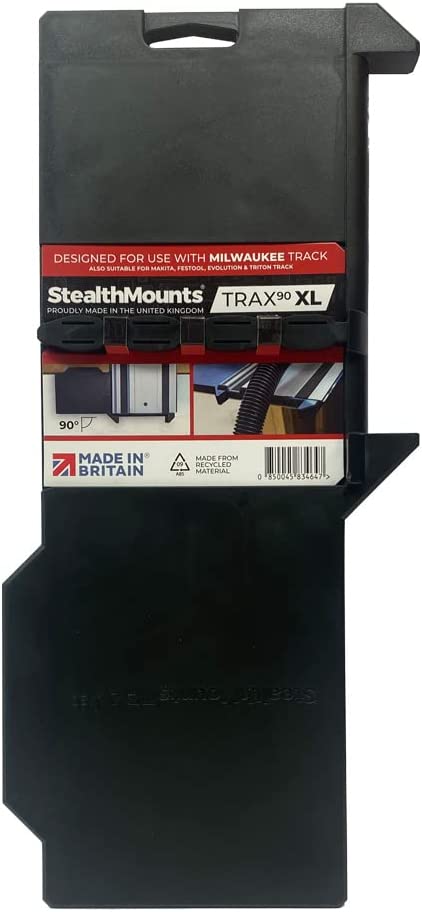 StealthMounts TSS-L-MW-1, TRAX90 XL Track Saw Square for Milwaukee