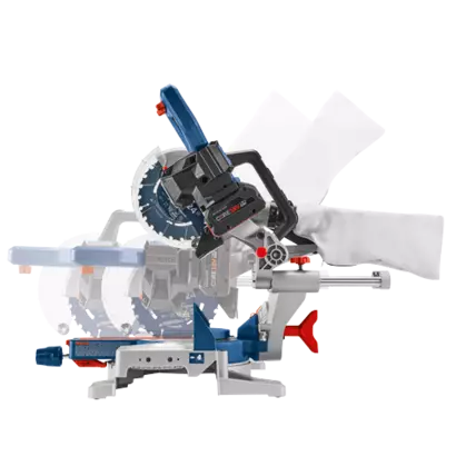 Bosch GCM18V-07SN, PROFACTOR™ 18V 7-1/4 In. Single-Bevel Slide Miter Saw (Bare Tool)