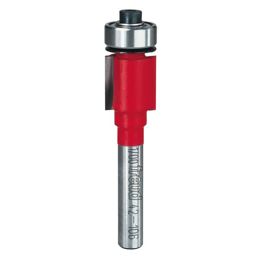 Freud 42-106, Carbide Router Bit - 1/2" x 1/2" Bottom Bearing Flush Trim Bit (1/4" Shank)