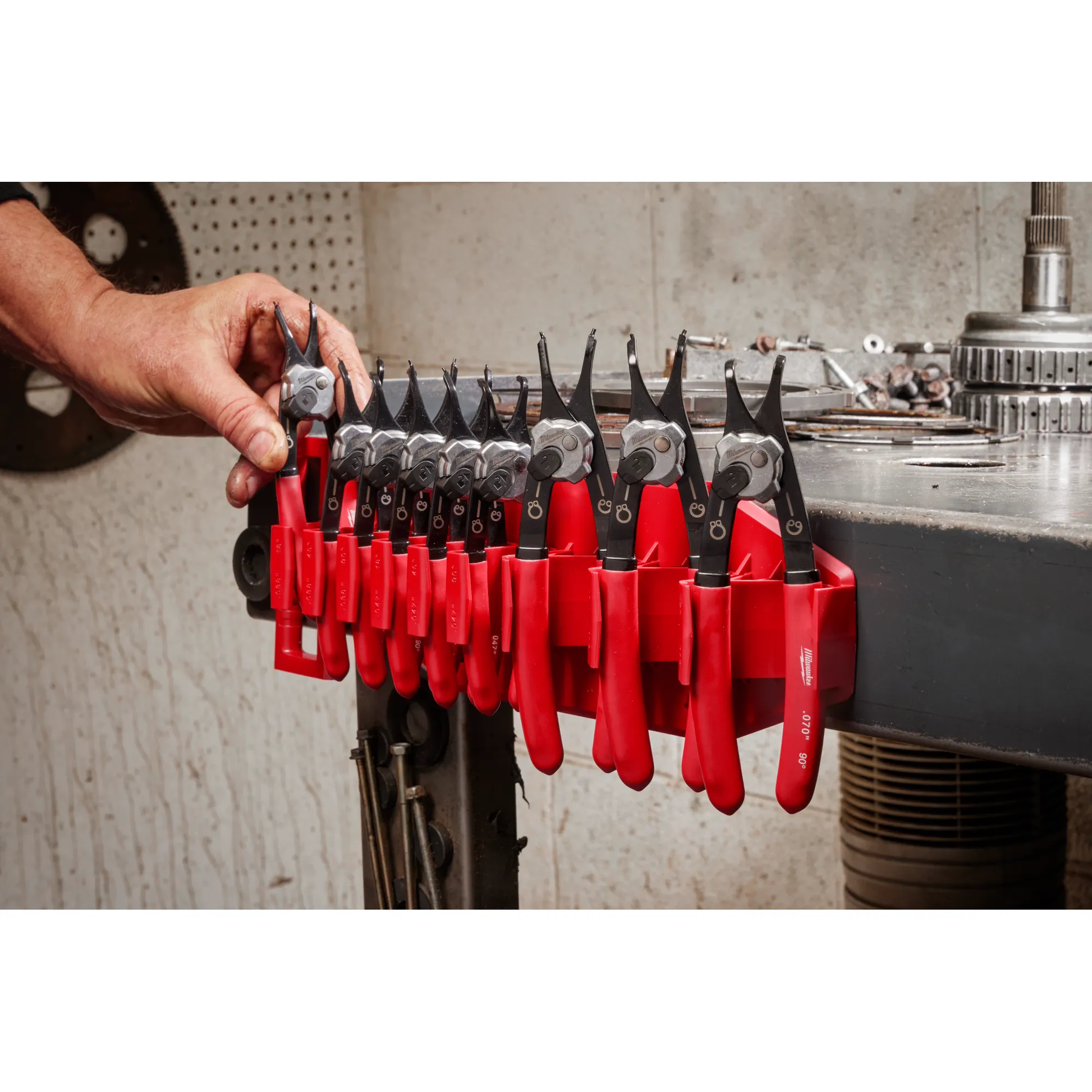 Milwaukee 48-22-6539, 9PC SNAP RING PLIERS SET