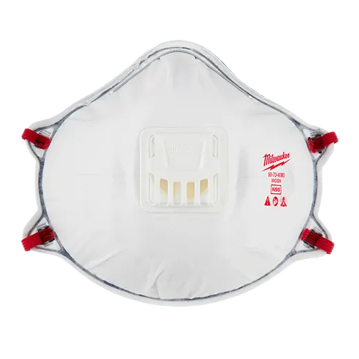 Milwaukee 48-73-4001, N95 Valved Respirator with Gasket