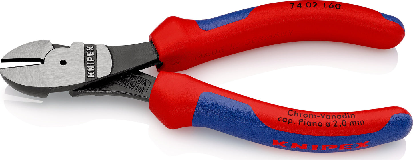 Knipex 74 02 160, High Leverage Diagonal Cutters, Multi-Component 6-1/4"