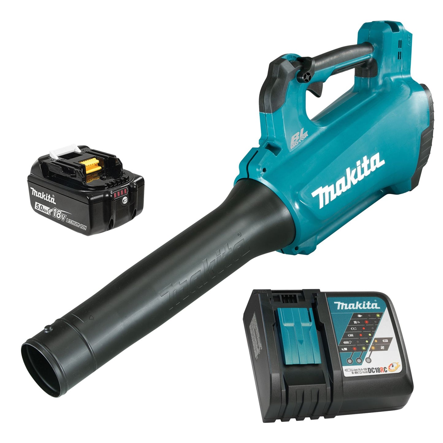 Makita DUB184RT, 18V LXT Brushless Blower Kit (5.0 Ah)