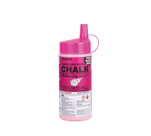 Tajima PLC2-FP300, Micro Chalk, ultra-fine chalk, fluorescent pink, easy-fill nozzle, 300g / 10.5 oz.