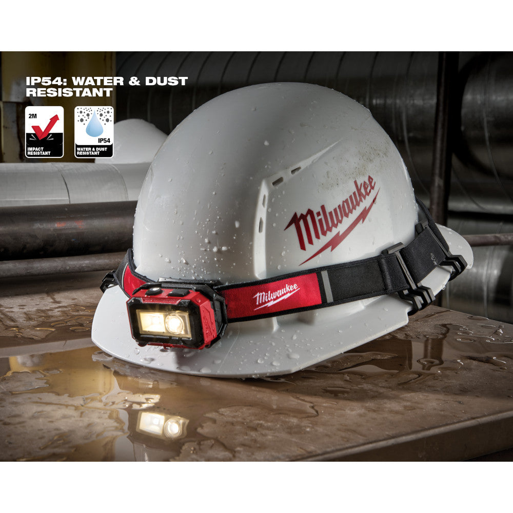 Milwaukee 2012R, Rechargeable  Magnetic Headlamp with Task Light