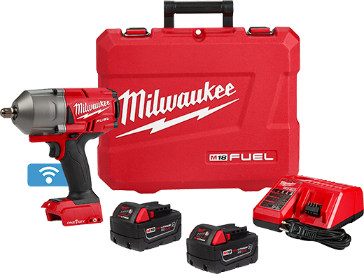Milwaukee 2862-22R, M18 FUEL™ 1/2" High Torque Impact Wrench w/ ONE-KEY™ with Pin Detent Kit