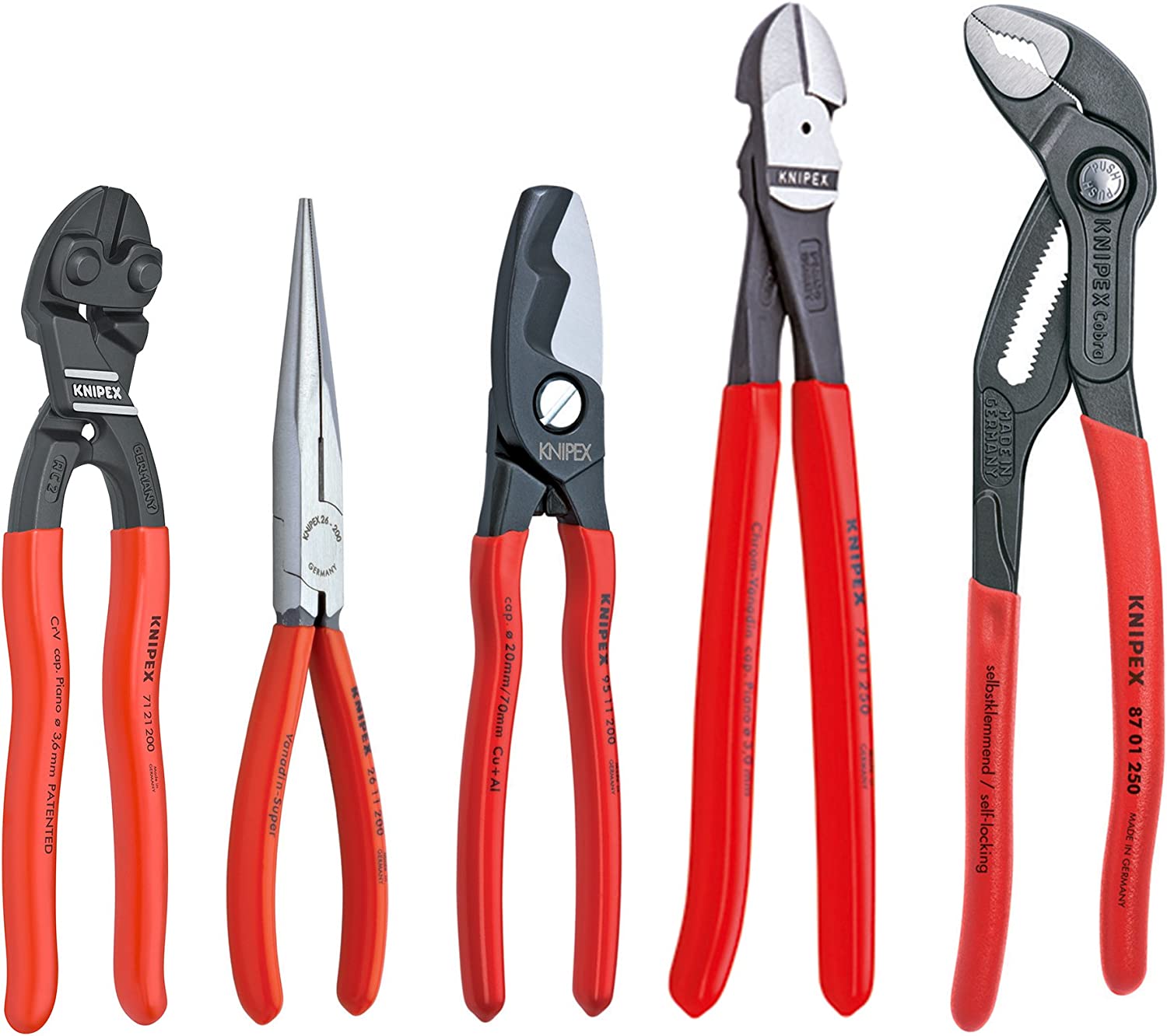 Knipex 9K 00 80 108 US, 5 Pc Automotive Starter Pliers Set