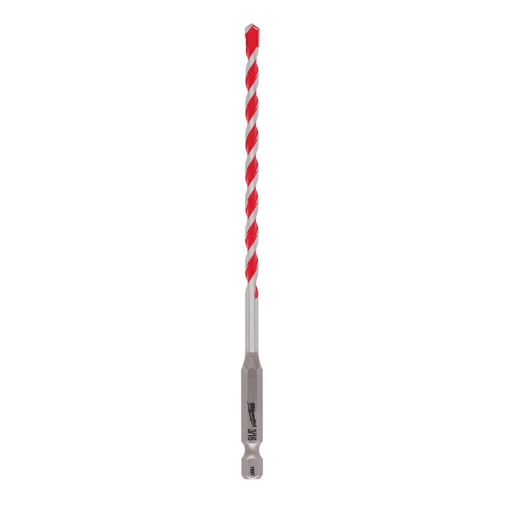 Milwaukee 48-20-9006, 3/16" x 4" x 6" SHOCKWAVE Carbide Hammer Drill Bit