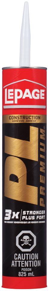 LePage 1403222, PL Premium-Polyurethane Adhesive (825 mL)