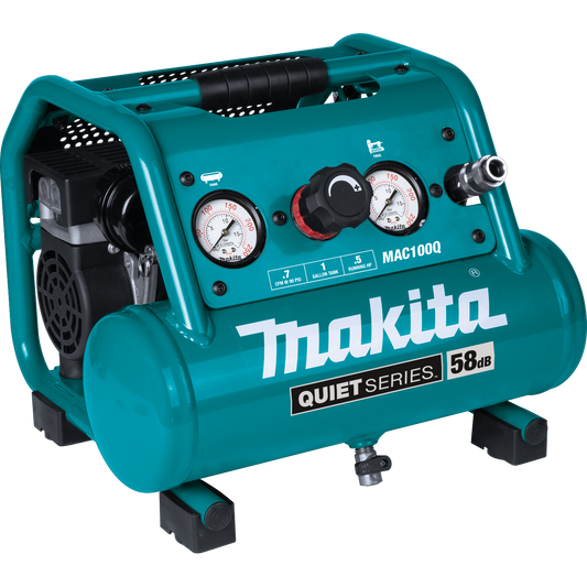 Makita MAC100Q, 0.5HP 1 Gallon Quiet Compressor