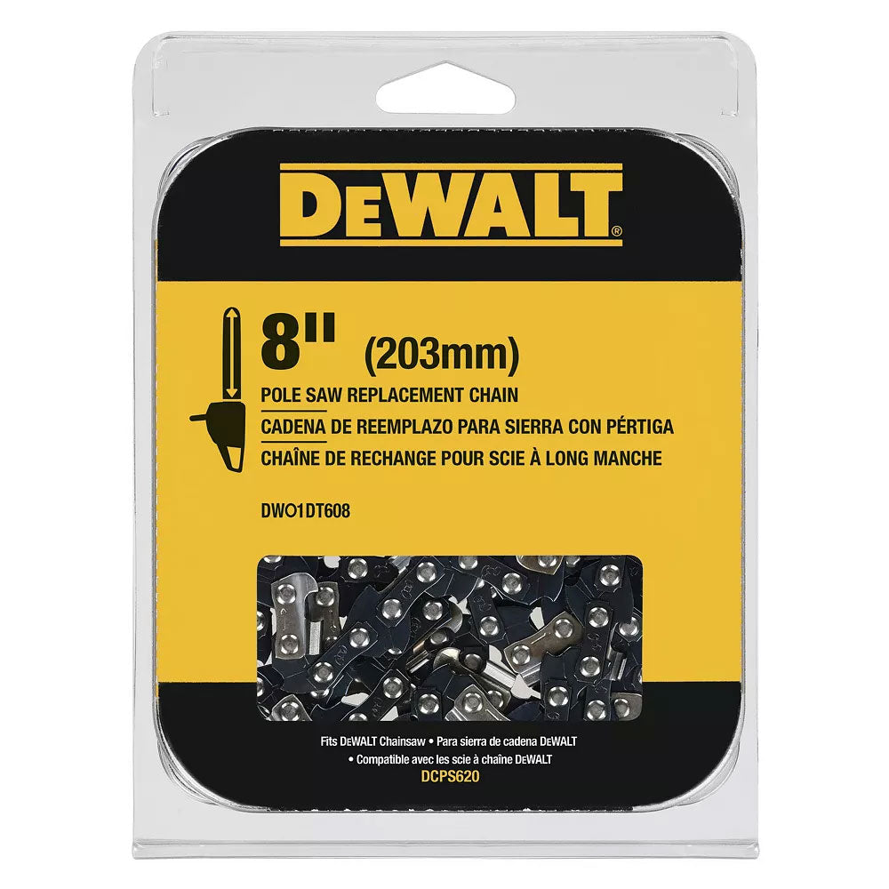 DEWALT DWO1DT608, 8'' Polesaw Replacement Chain