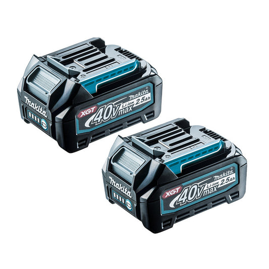 Makita BL4025-2,  40V MAX XGT Li-ion BL4025 (2.5 Ah) Battery 2-Pack