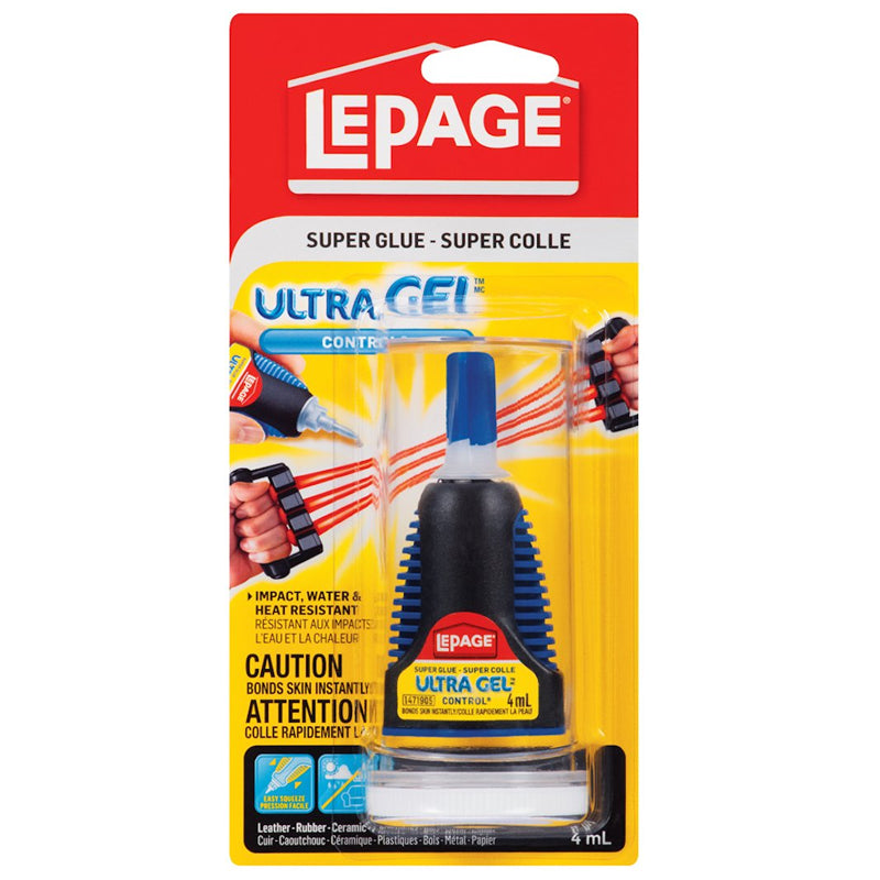 LePage 1662532, Ultra Gel Control Super Glue (4 ml)