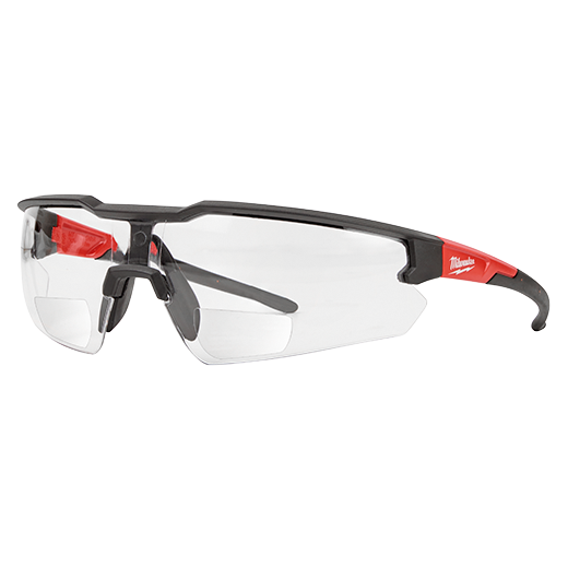 Milwaukee 48-73-2204, Safety Glasses - +2.00 Magnified Clear Anti-Scratch Lenses