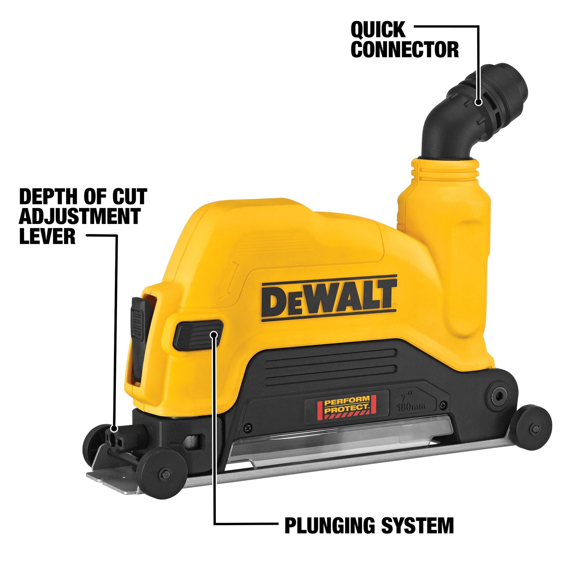 DEWALT DWE46127, 7'' (180MM) GRINDER CUTTING DUST SHROUD