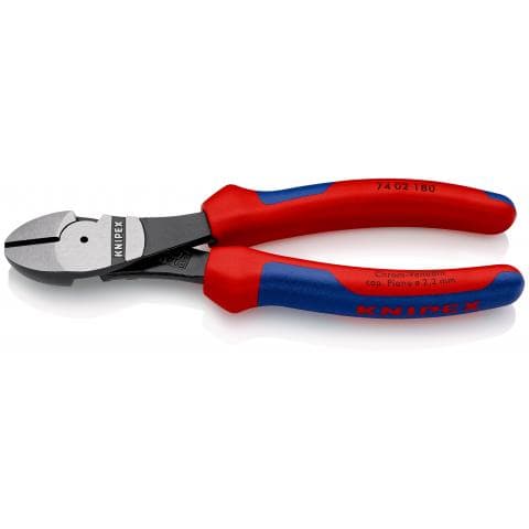 Knipex 74 02 180, 7 1/4" High Leverage Diagonal Cutters, Multi-Component