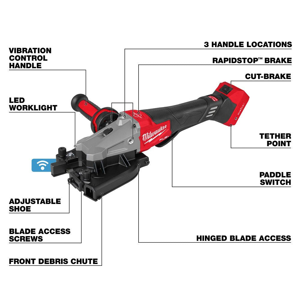 Milwaukee 3675-20, M18 FUEL #10 (1-1/4") REBAR CUTTER