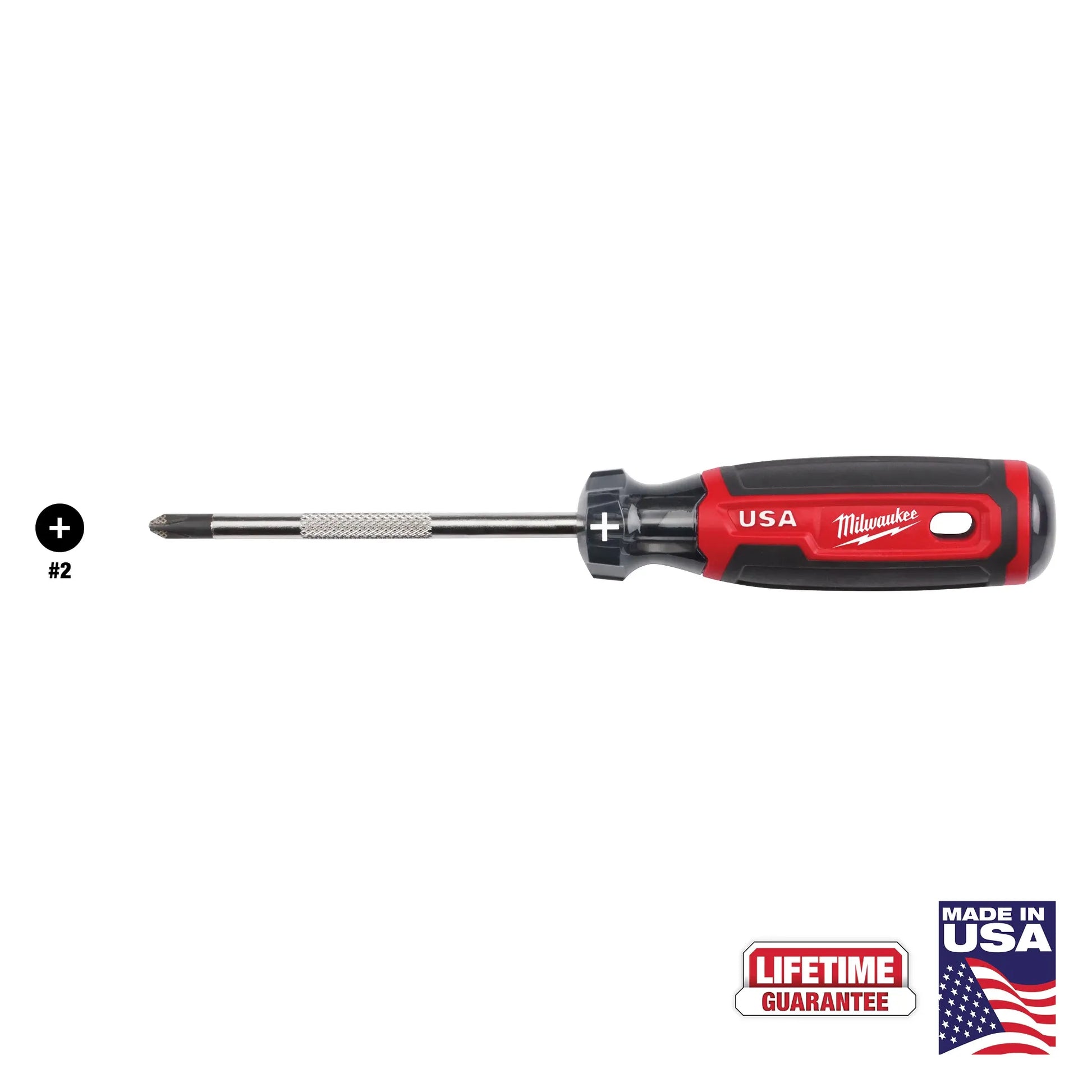 Milwaukee MT202, #2 Phillips 4" Cushion Grip Screwdriver (USA)