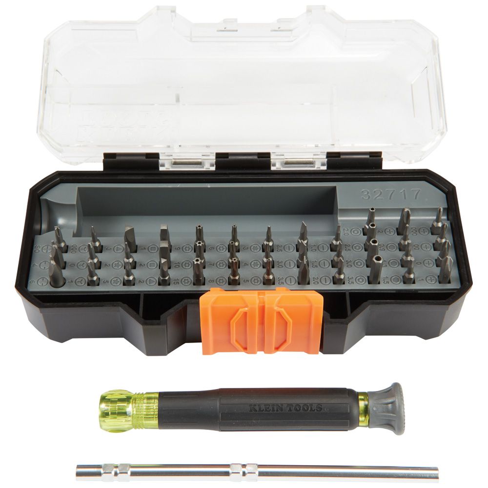 Klein Tools 32717, All-in-1 Precision Screwdriver Set with Case