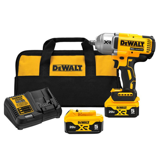 DEWALT DCF900P2, 20V MAX XR 3 SPEED 1/2'' HIGH TORQUE IMPACT WRENCH KIT (HOG RING)