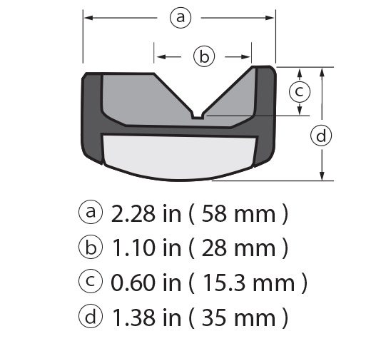 Tajima TMK-KV45, Drywall Chamfer Plane 45° Super Hard Ceramic Blade