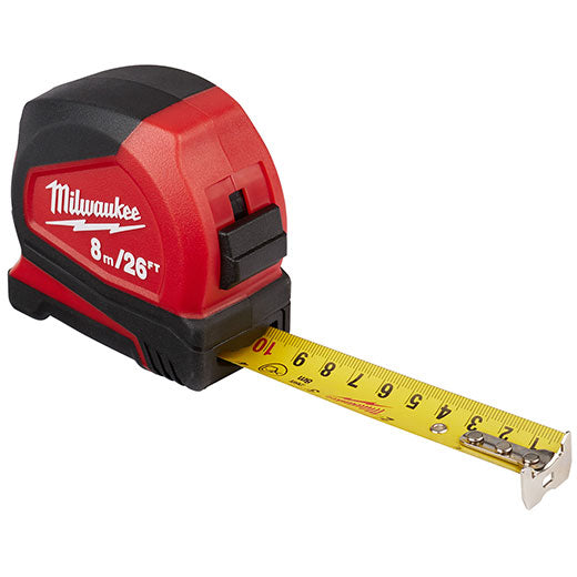 Milwaukee 48-22-6626, 8M/26FT COMPACT TAPE MEASURE