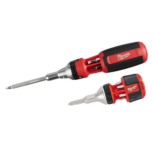 Milwaukee 48-22-2322C, 9 in 1 Square Driver Ratchet w/Stubby