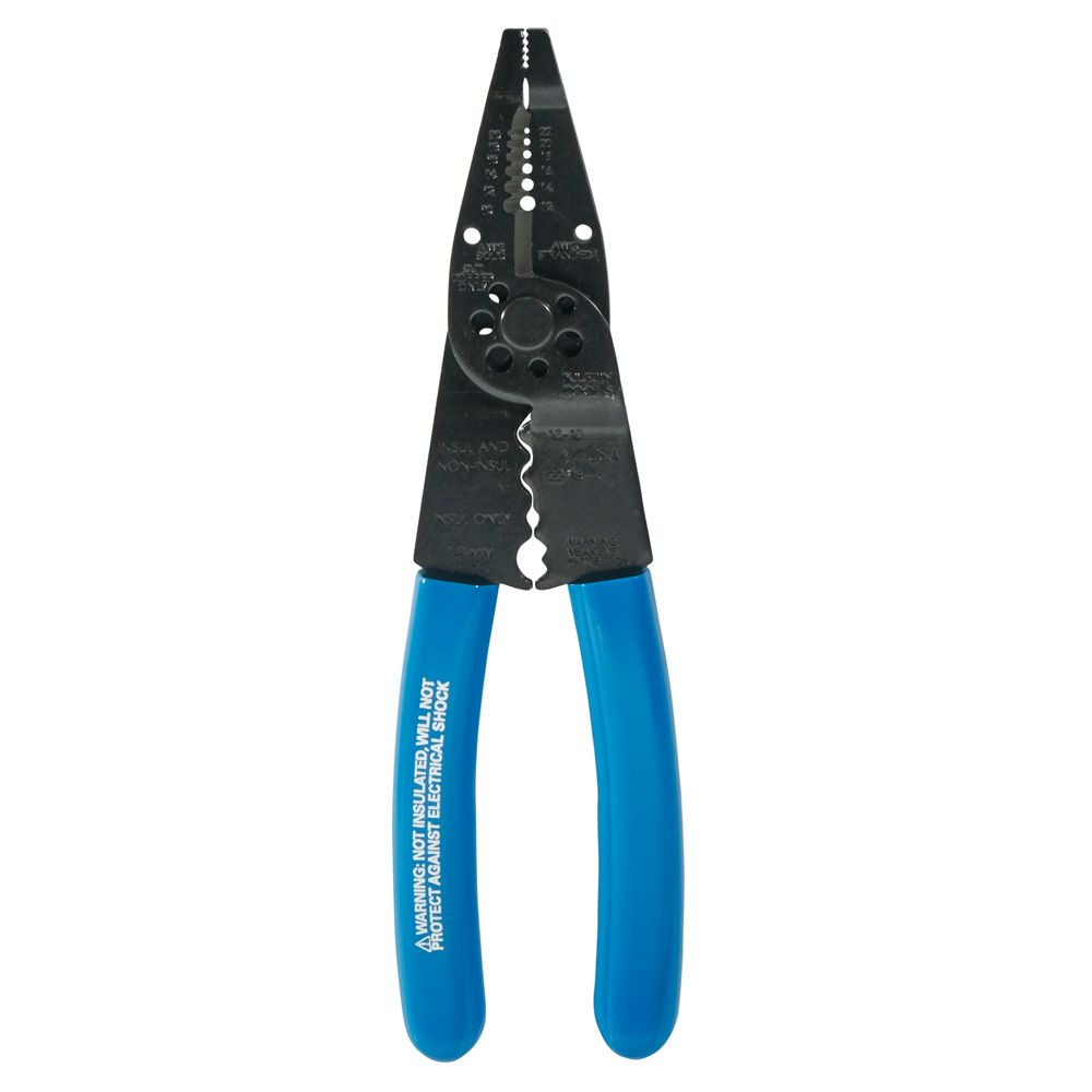 Klein Tools 1010, Long Nose Multi Tool Wire Stripper, Wire Cutters, Crimping Tool