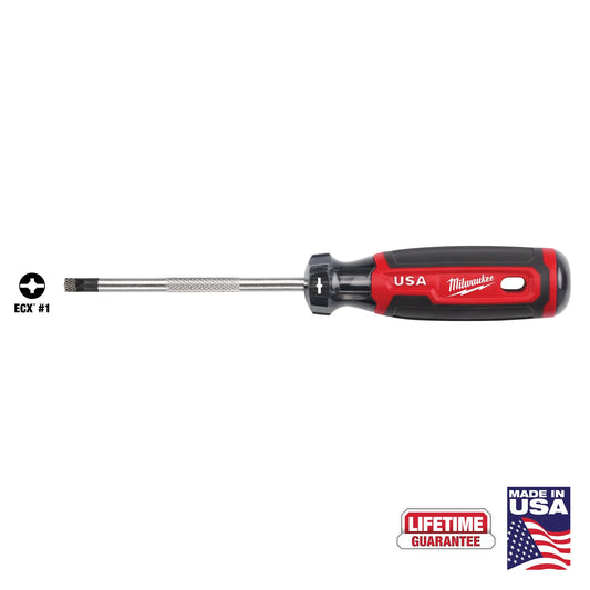 Milwaukee MT215, #1 ECX 4" Cushion Grip Screwdriver (USA)