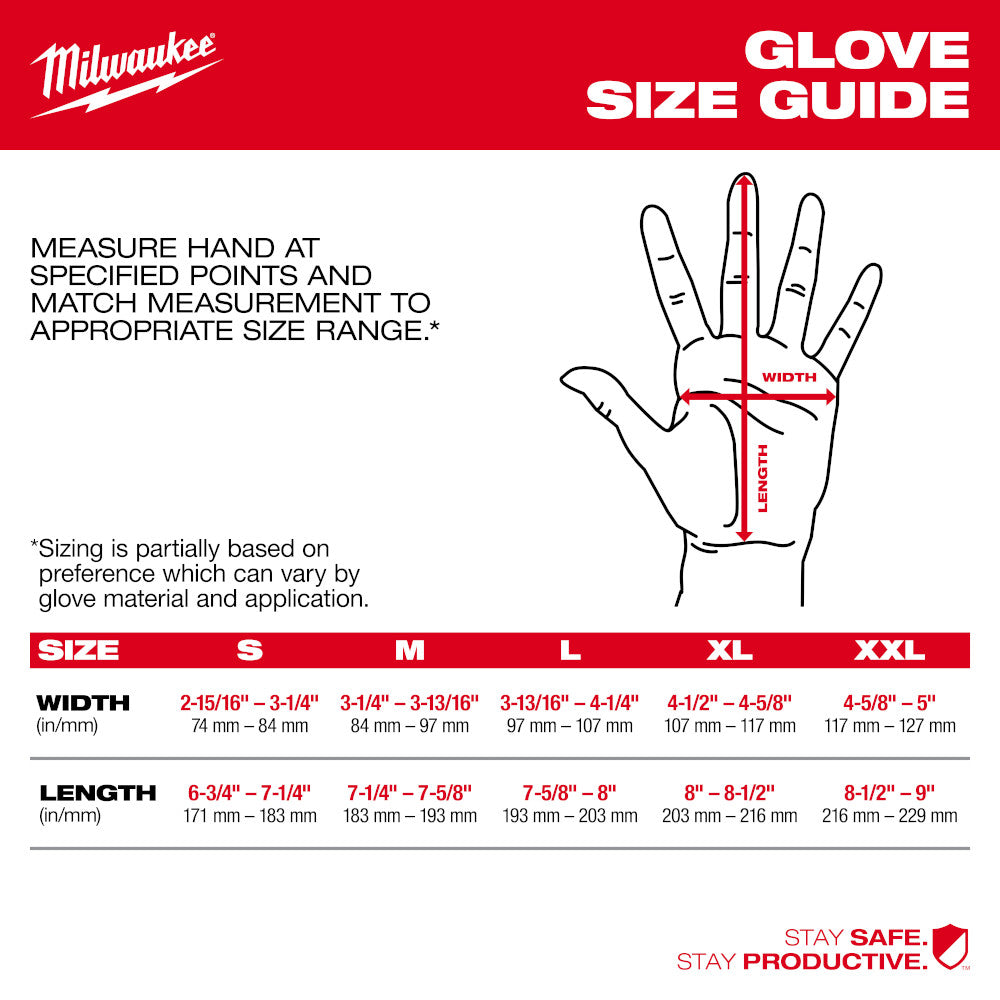 Milwaukee 48-22-8735, Demolition Gloves - S