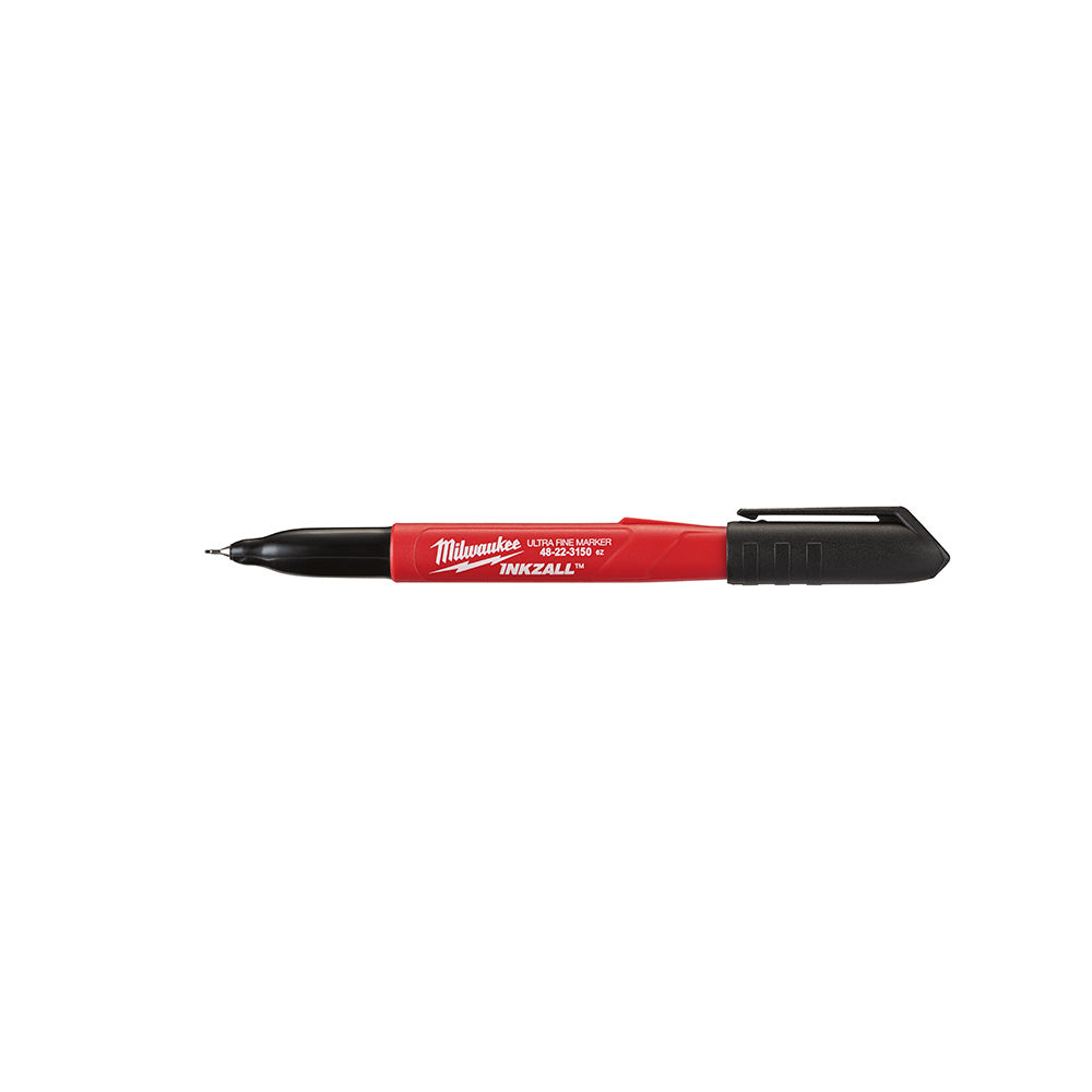 Milwaukee 48-22-3150, 12 PK INKZALL Black Ultra Fine Point Markers