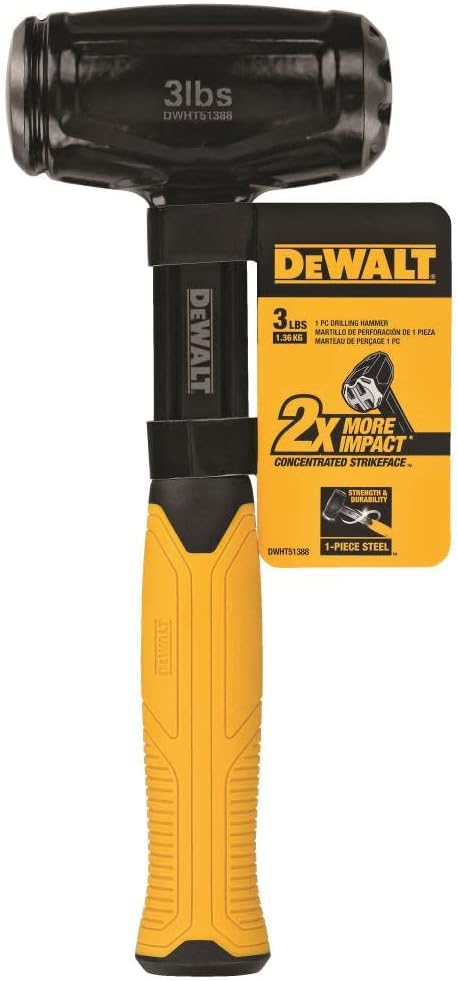 DEWALT DWHT51388, 3LB 1PC STEEL DRILLING HAMMER