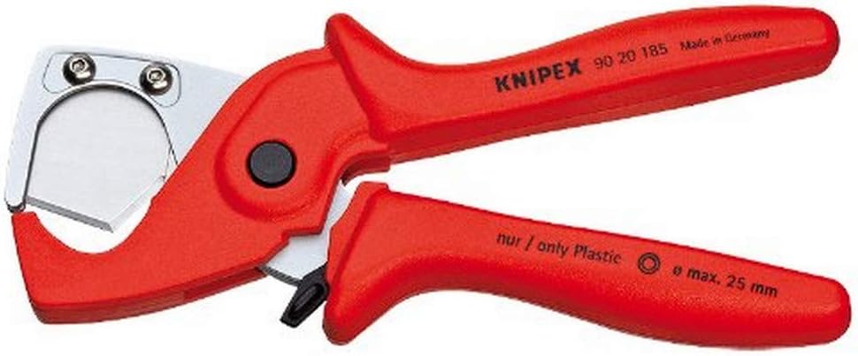 Knipex 90 20 185, KNIPEX PlastiCut® Cutter for flexible hoses and plastic conduit pipes