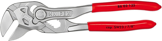 Knipex 86 03 125 SBA, Mini Pliers Wrench, Chrome 5"