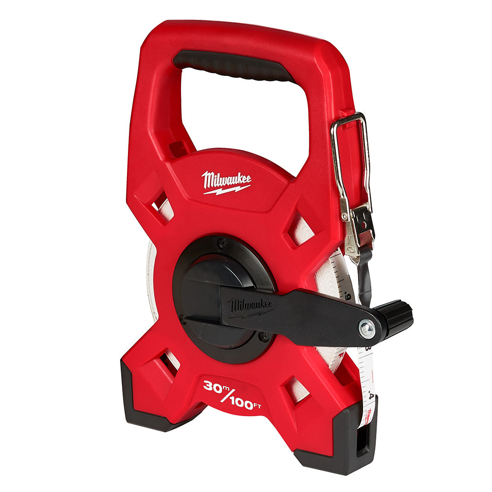 Milwaukee 48-22-5330, 30m/100' Fiberglass Open Reel Long Tape