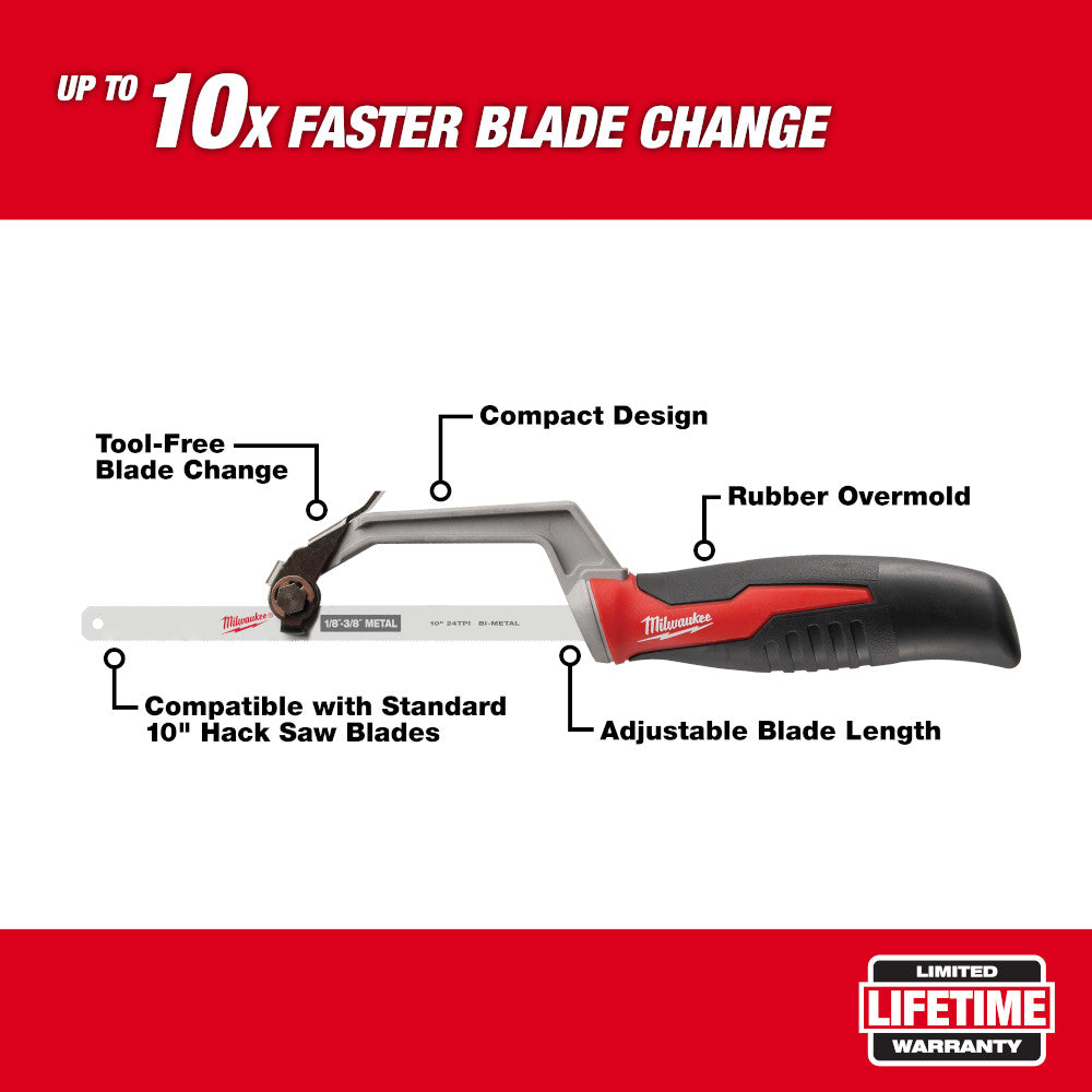 Milwaukee 48-22-0050, 12" High Tension Hacksaw