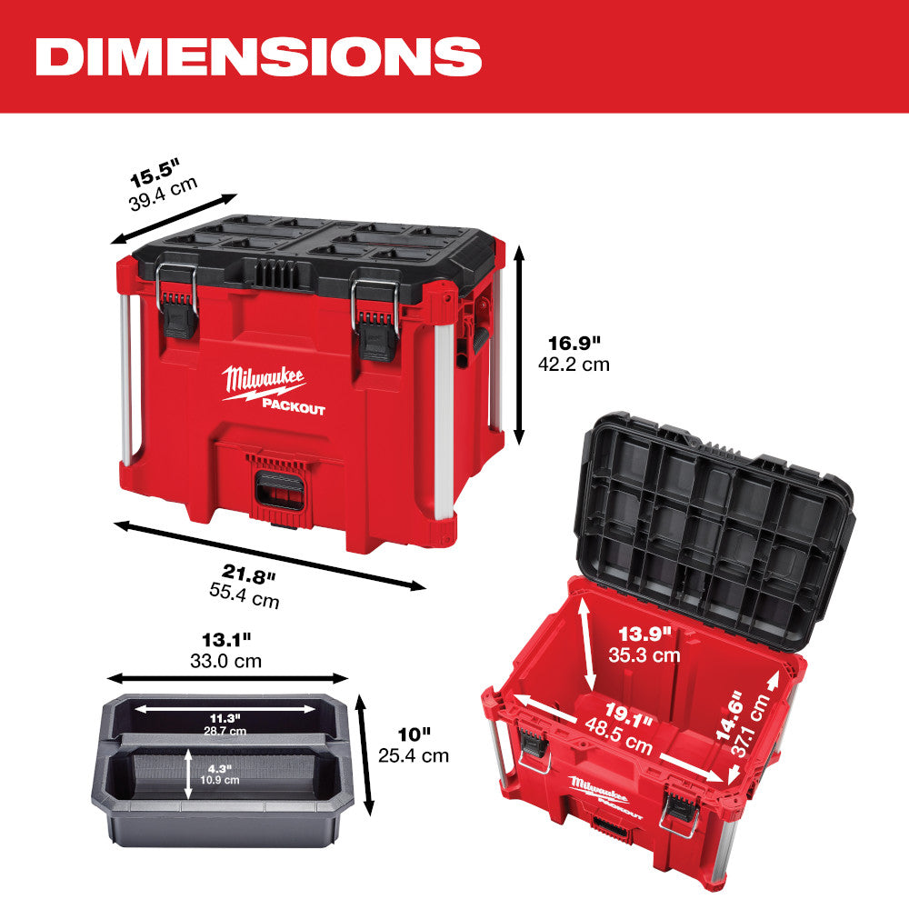 Milwaukee 48-22-8429, PACKOUT XL Tool Box