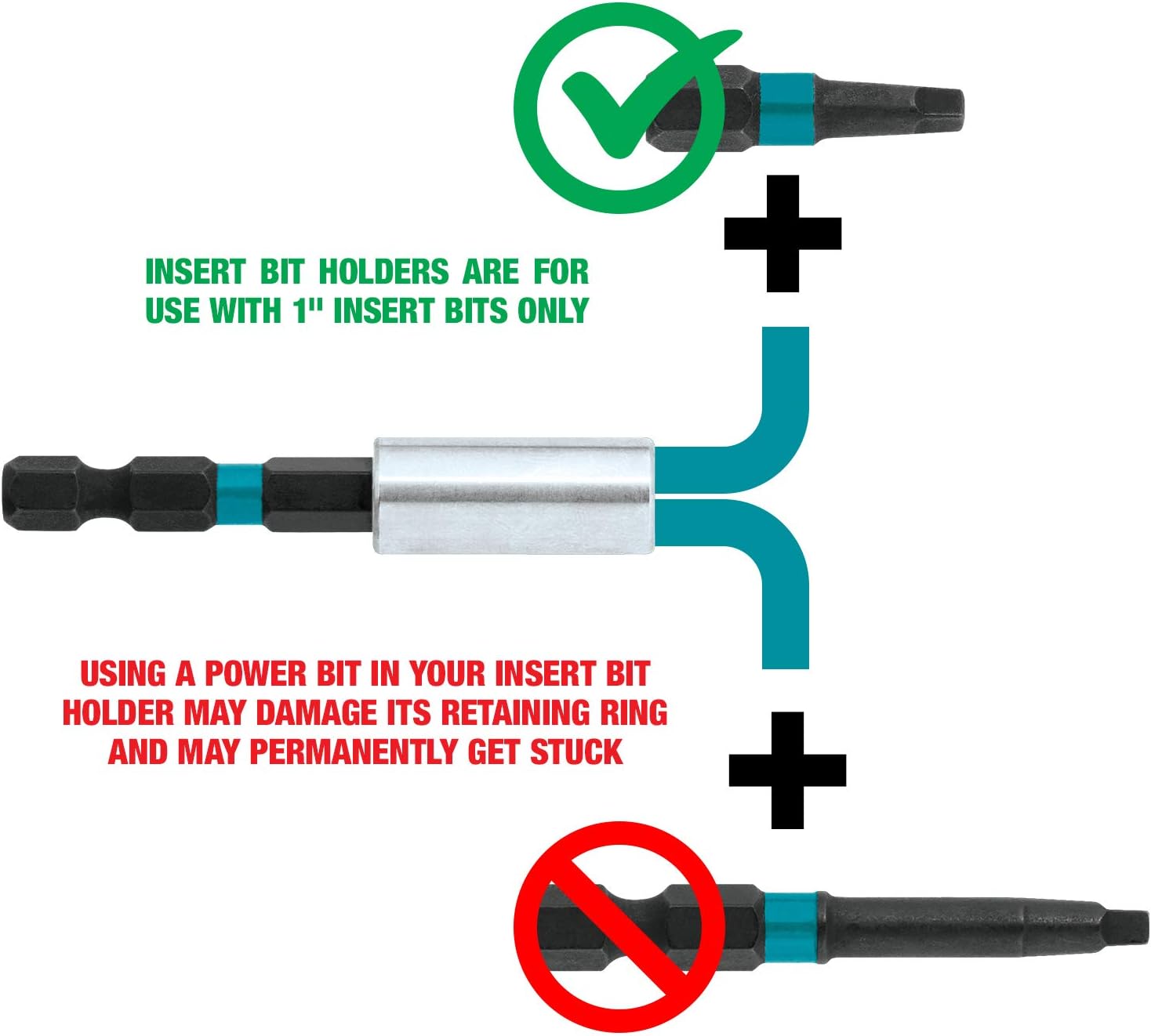 Makita A-99306, IMPACTX MAGNETIC BIT HOLDER 12" (EACH)