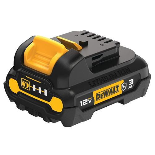 DEWALT DCB124G, 12V MAX LITHIUM ION OIL-RESISTANT BATTERY 3.0AH