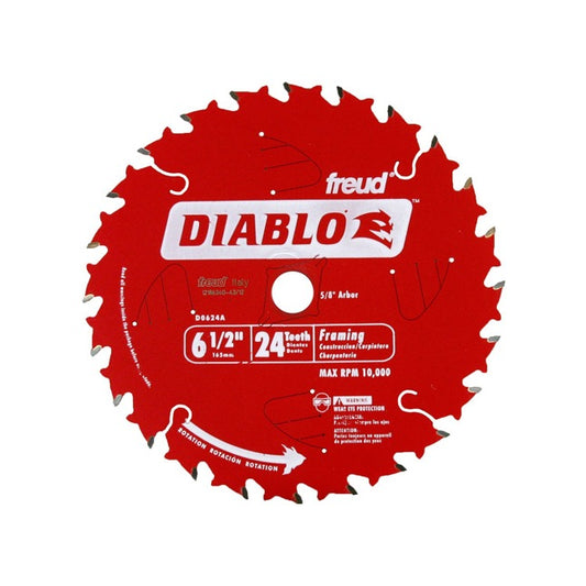 Diablo D0624A, 6-1/2" x 24T Framing Blade