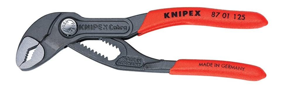 Knipex 87 01 125 SBA, Cobra Water Pump Pliers 5“