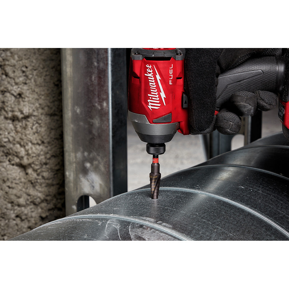 Milwaukee 48-89-9244, SHOCKWAVE Impact Duty Step Drill Bit #4 3/16 - 7/8"