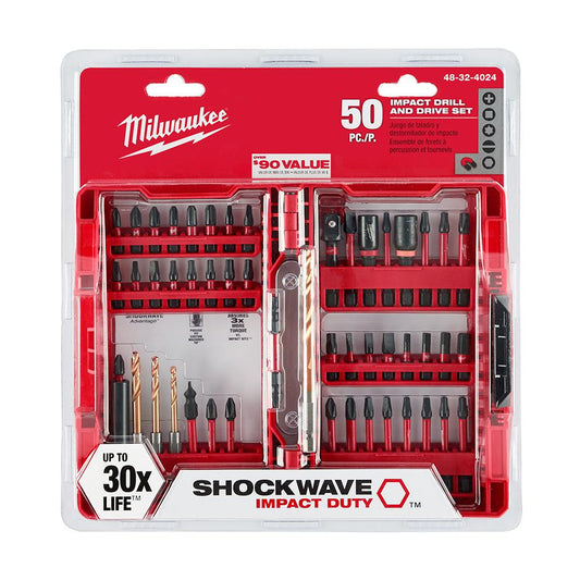 Milwaukee 48-32-4024, 50pc SHOCKWAVE Impact Set