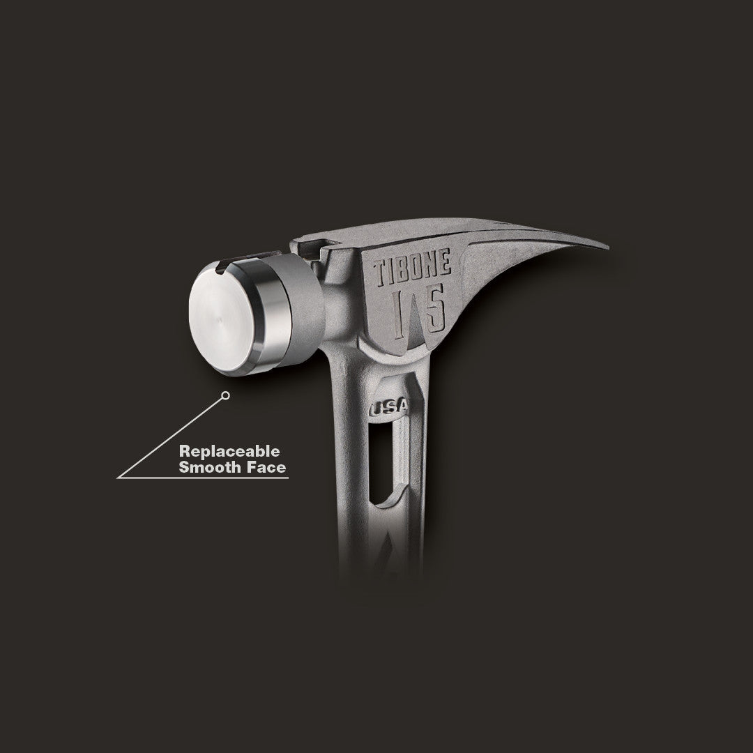 Stiletto TIB15SC, STILETTO® TIBONE™ 15oz Smooth Titanium Framing Hammer