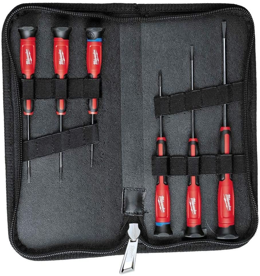 Milwaukee 48-22-2606, 6 pc Precision Drivers w/Case