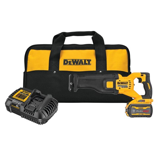 DEWALT DCS389X1, 60V MAX FLEXVOLT Reciprocating Saw Kit (9.0 Ah)