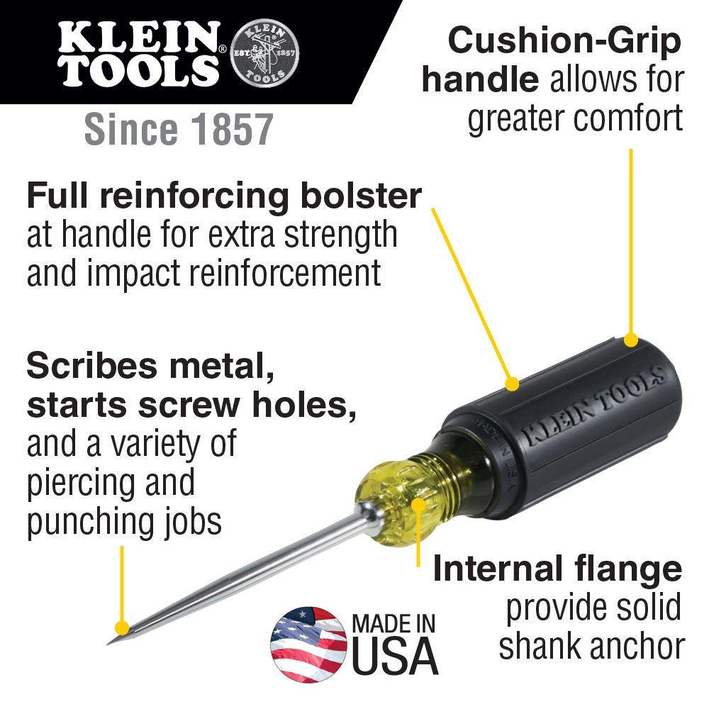 Klein Tools 650, Cushion-Grip Scratch Awl