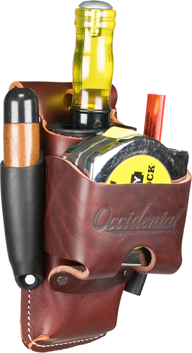 Occidental Leather 5522, Belt Worn 4 in 1 Tool/Tape Holder