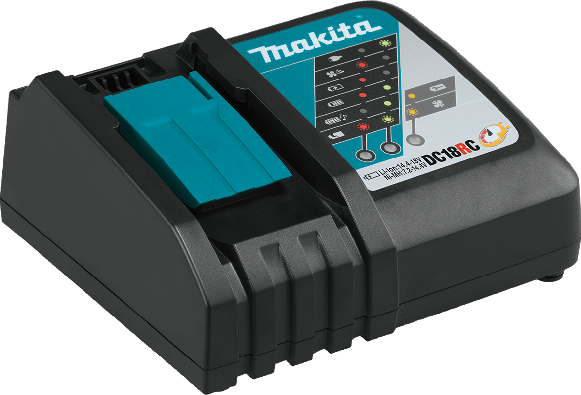 Makita DC18RC, 18V LXT Lithium‑Ion Rapid Optimum Charger